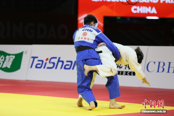 青岛柔道大奖赛中国队斩获1金1银 庄文娜夺魁